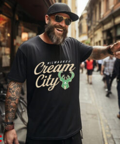 Milwaukee Bucks Cream City logo shirt