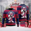 Minnesota Twins Snowflake Reindeer Ugly Christmas Sweater