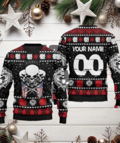 Miss May I Custom Name Christmas Sweater Chirstmas Gifts 2024 Xmas For Family And Friends Ugly Sweater