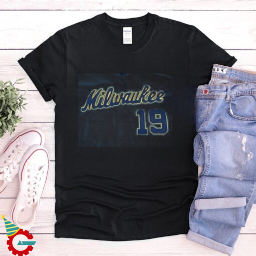 Mitchell & Ness Milwaukee Brewers #19 Cooperstown Collection 1982 Jersey