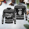 Custom Name Los Angeles Angels Ugly Christmas Sweater Ho Ho Ho Design