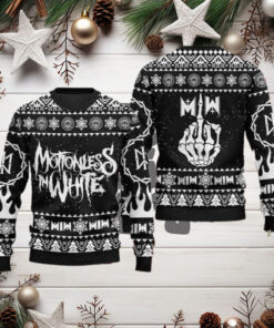 Motionless In White Band Christmas Sweater Chirstmas Gifts 2024 Xmas For Family And Friends Ugly Sweater