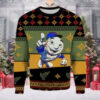 New York Mets Wreath Lights Christmas Sweater