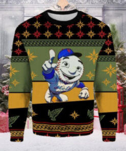 Mr. Met New York Mets Ugly Christmas Sweater