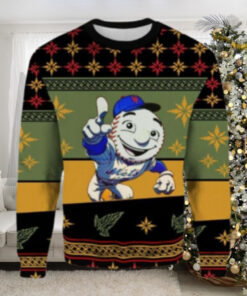 Mr. Met New York Mets Ugly Christmas Sweater