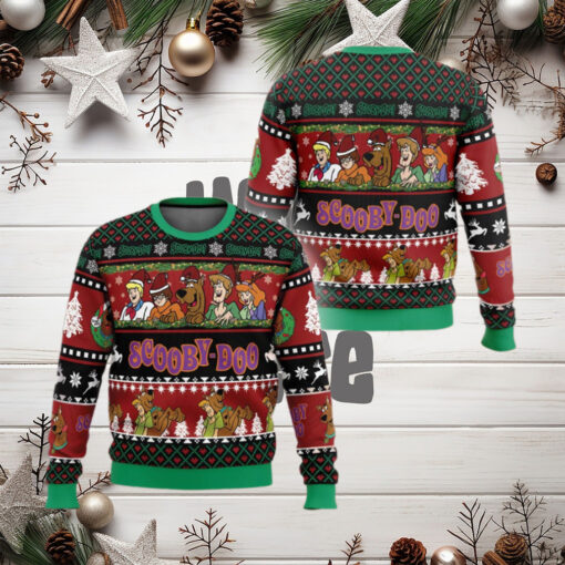 Mystery Inc Christmas Scooby Doo Ugly Christmas Sweater