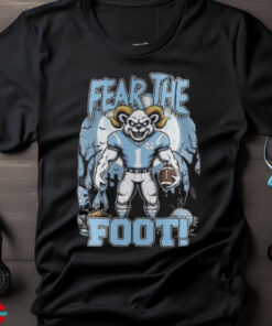 NC Tar Heels Halloween Fear The Foot Football 2024 tshirt (1)