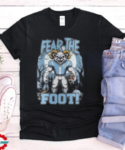 NC Tar Heels Halloween Fear The Foot Football 2024 tshirt (1)