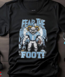 NC Tar Heels Halloween Fear The Foot Football 2024 tshirt