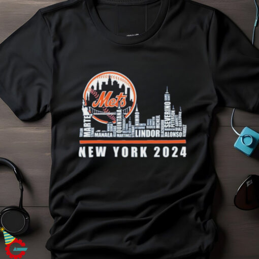 New York Mets 2024 Player Names Shirt