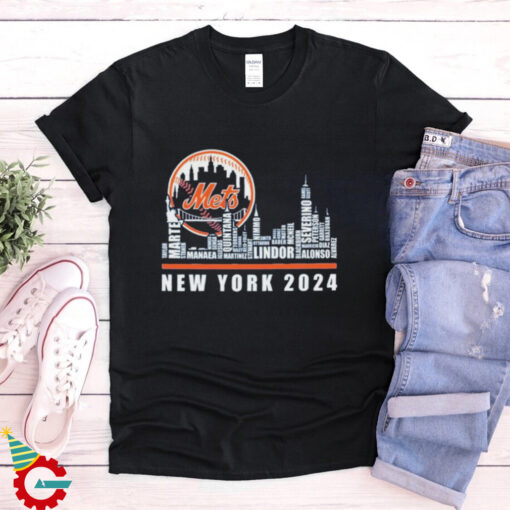 New York Mets 2024 Player Names Shirt