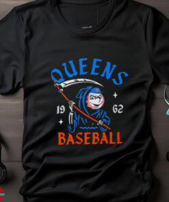 New York Mets Mr. Met Reaper Queens baseball 1962 shirt