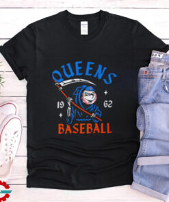 New York Mets Mr. Met Reaper Queens baseball 1962 shirt