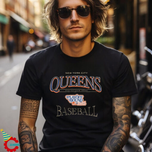 New York Mets October NY City Queens Postseason 2024 Playoff Bound JM 2024 Baseball T Shirt