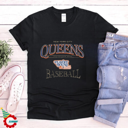 New York Mets October NY City Queens Postseason 2024 Playoff Bound JM 2024 Baseball T Shirt