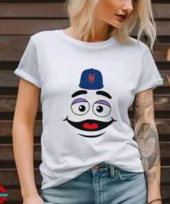 New York Mets grimace face smile victory gameday shirt