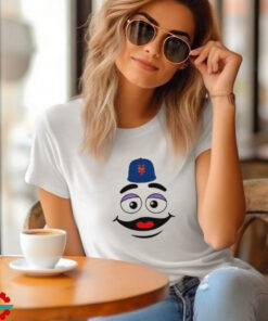 New York Mets grimace face smile victory gameday shirt