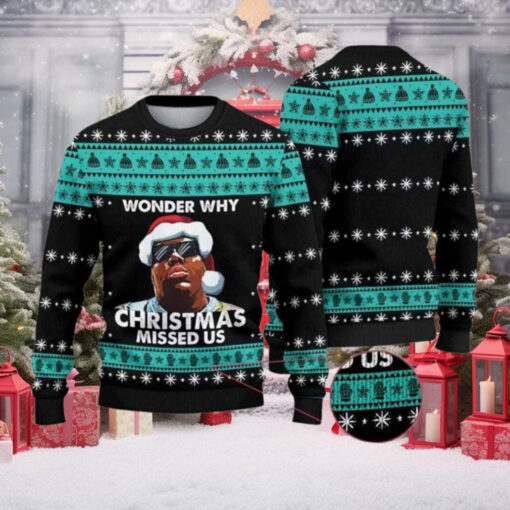 Notorious B.I.G Wonder Why Christmas Missed Us Ugly Christmas Sweater