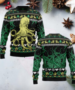 Octopus Cool Ugly Christmas Sweater