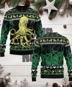 Octopus Cool Ugly Christmas Sweater