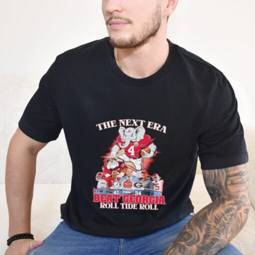 Official Alabama Crimson Tide The Next Era Beat Georgia Bulldogs Roll Tide Roll mascot shirt