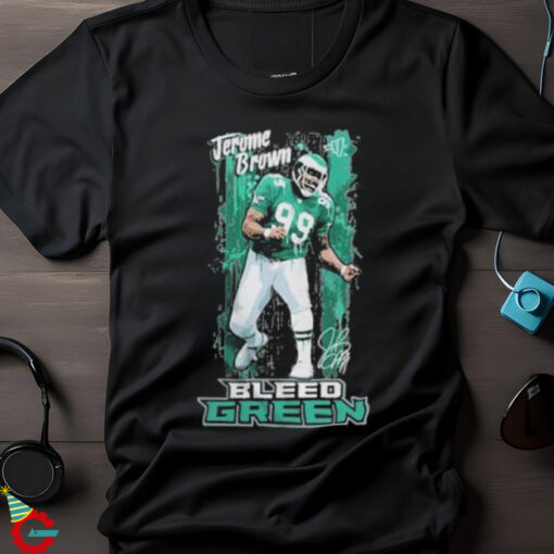 Official Bleed Green Jerome Brown Shirt