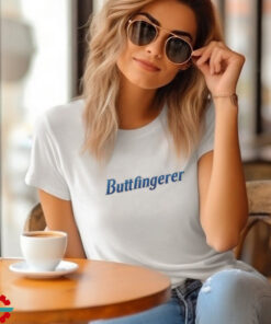 Official Buttfingerer Text Shirt