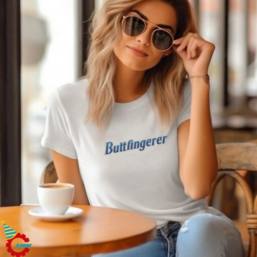 Official Buttfingerer Text Shirt