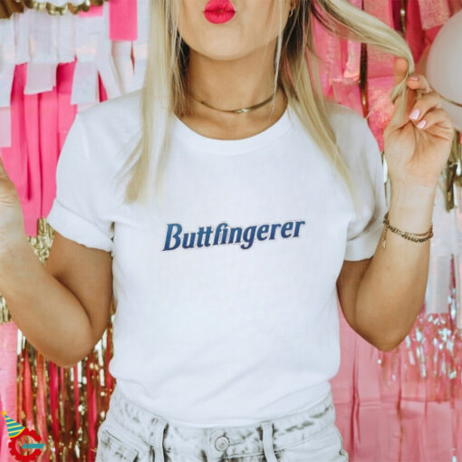 Official Buttfingerer Text Shirt