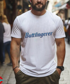 Official Buttfingerer Text Shirt