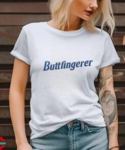 Official Buttfingerer Text Shirt