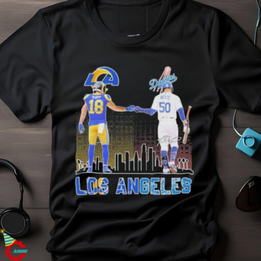 Official Cooper Kupp Los Angeles Rams X Mookie Betts Los Angeles Dodgers Shirt