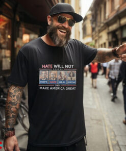 Official Hope Hate Heal Grow Make America Great Again 2024 T shirt