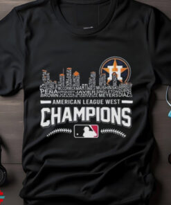 Official Houston Astros 2024 Skyline American League West Champions Shirt