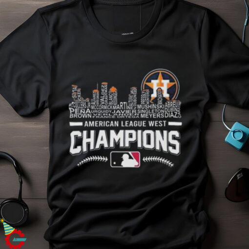 Official Houston Astros 2024 Skyline American League West Champions Shirt