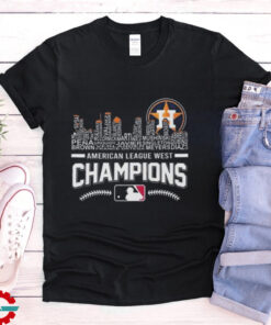 Official Houston Astros 2024 Skyline American League West Champions Shirt