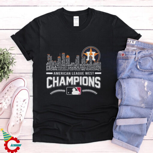 Official Houston Astros 2024 Skyline American League West Champions Shirt