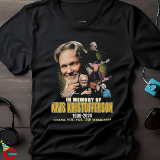 Official In Memory Of Kris Kristofferson 1936 2024 Thank You For The Memories Signature T shirt