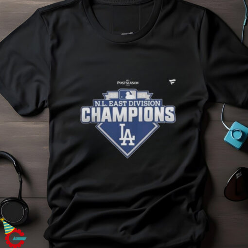 Official Los Angeles Dodgers 2024 NL West Division Champions Locker Room T shirt