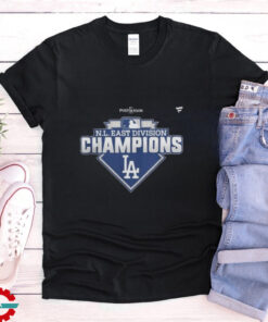 Official Los Angeles Dodgers 2024 NL West Division Champions Locker Room T shirt