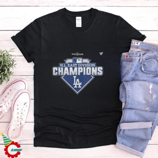 Official Los Angeles Dodgers 2024 NL West Division Champions Locker Room T shirt