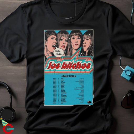 Official Los Bitchos Tour EU &UK November & December 2024 Poster Shirt