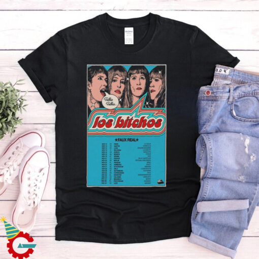 Official Los Bitchos Tour EU &UK November & December 2024 Poster Shirt