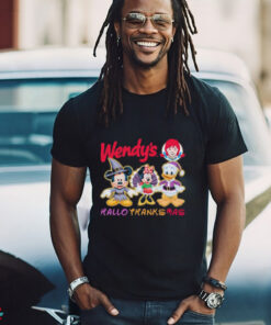 Official Mickey And Minnie And Donald Duck Disney Wendy’s HalloThanksMas 2024 shirt