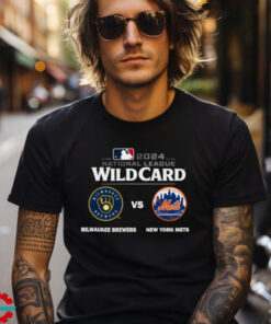 Official Milwaukee Brewers Vs New York Mets 2024 MLB National League Wild Card T shirt