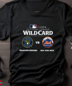 Official Milwaukee Brewers Vs New York Mets 2024 MLB National League Wild Card T shirt