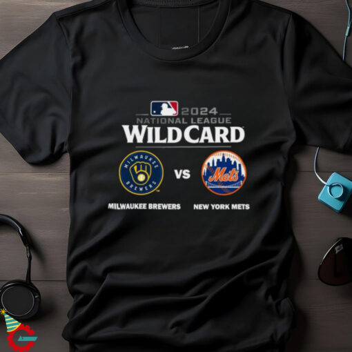 Official Milwaukee Brewers Vs New York Mets 2024 MLB National League Wild Card T shirt