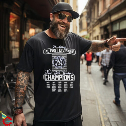 Official New York Yankees AL East Division Champions 2024 Shirt