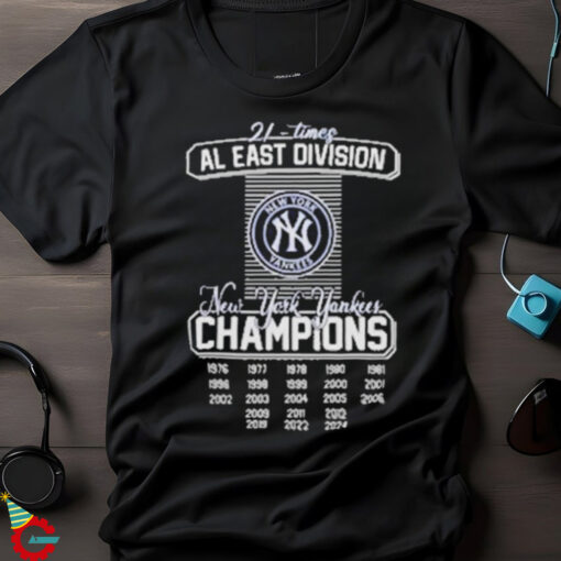 Official New York Yankees AL East Division Champions 2024 Shirt