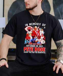 Official Pete Rose in memory of the hit king thank you for the memories shirt